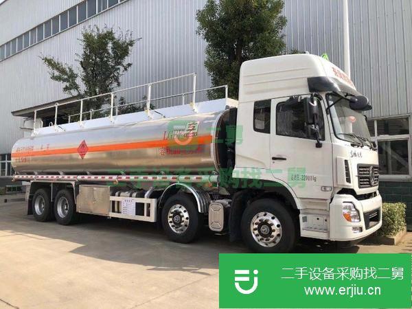 廣東出售二手東風天龍前四后八350馬力國五鋁合金運油車