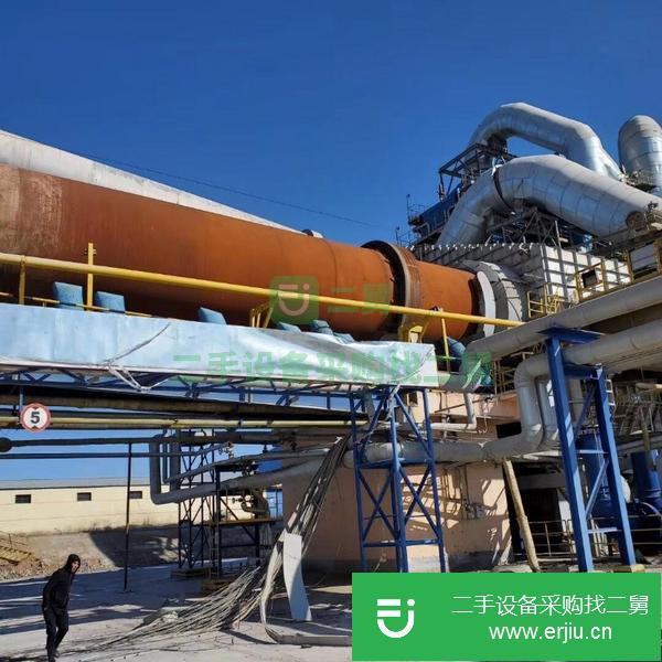 山東出售二手4.3x64米節能水泥回轉窯
