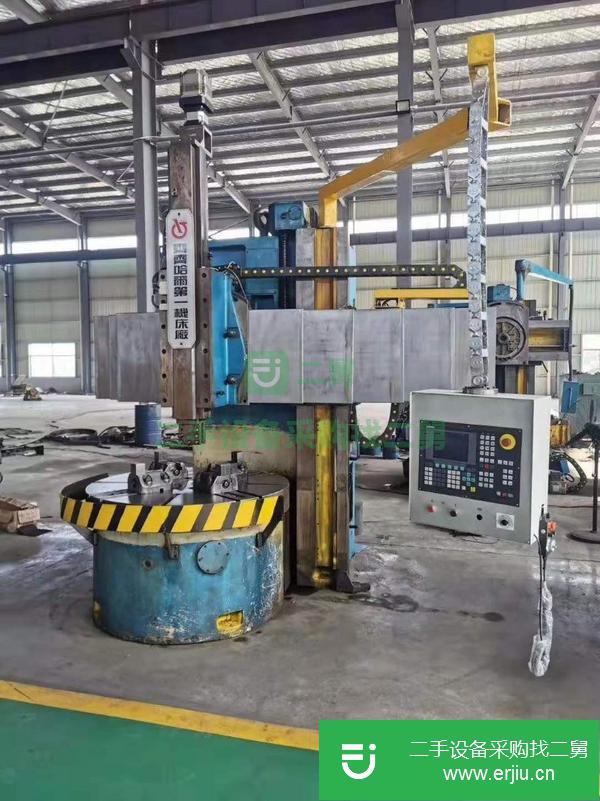 江蘇出售二手齊重1.6米數(shù)控單柱立式車床  西門子系統(tǒng)
