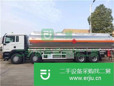 四川出售二手國五汕德卡前四后八鋁合金油罐車包辦上戶手續