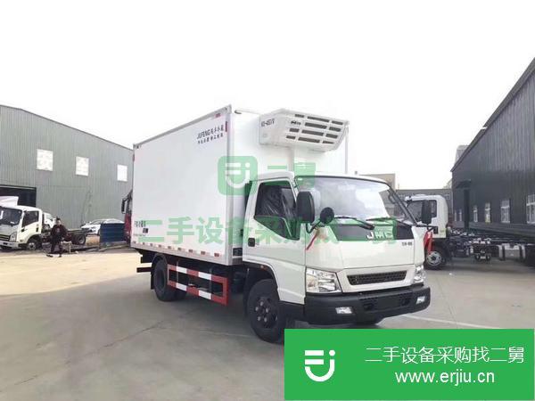 陜西出售二手江鈴順達4米2寬體116馬力冷藏車