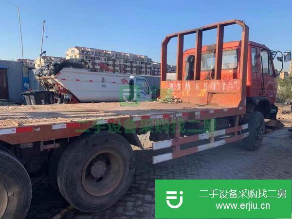 山東出售二手解放精品后八輪平板運輸車