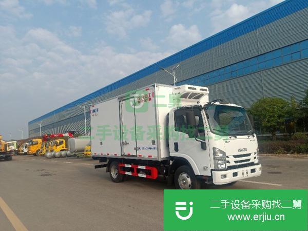 湖北出售二手五十鈴國六4米2120馬力冷藏車