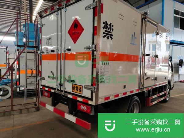 河北出售二手4.2米危險品廂式運輸車包上戶