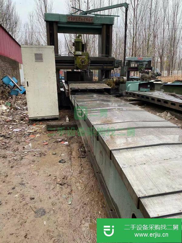 河北出售二手青島永立1.6×6米六米數顯龍門銑床