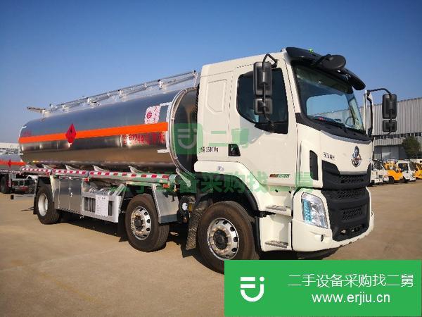 福建出售二手20噸解放鋁合金油罐車