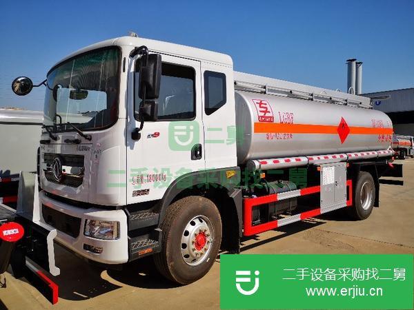 浙江出售二手東風天龍國五180馬力油罐車