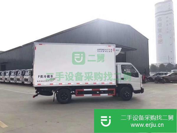 陜西出售二手江鈴順達4米2寬體116馬力冷藏車