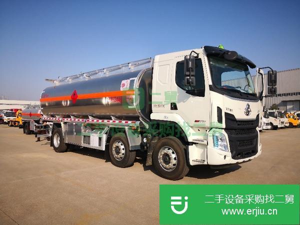福建出售二手20噸解放鋁合金油罐車