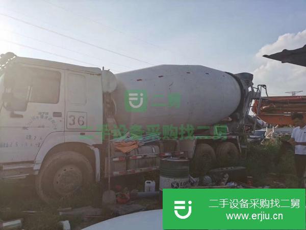 河南出售二手11年14方豪沃375馬力攪拌罐車原車況精品