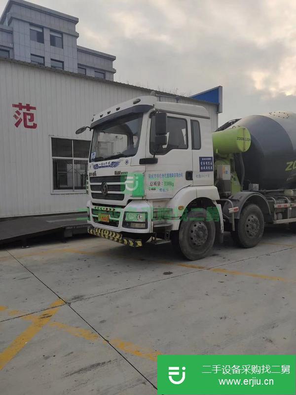 青海出售二手德龍輕量化12方攪拌車中聯上裝