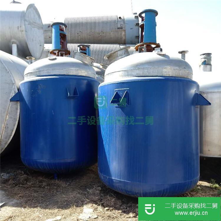 山東出售二手10噸搪瓷反應(yīng)釜500L