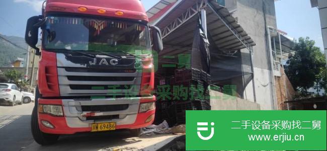 四川出售二手江淮格爾發220馬力倉欄貨車