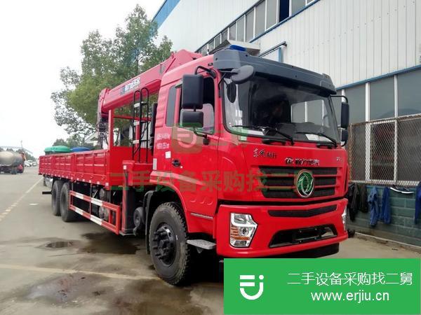 陜西出售二手東風(fēng)D3L后八輪12噸四節(jié)臂隨車吊