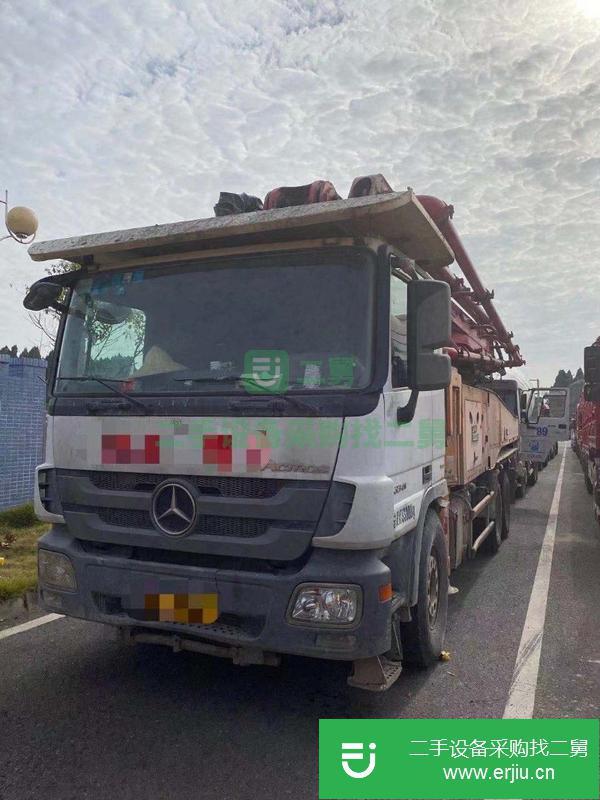 廣東出售二手11年三一奔馳49米泵車