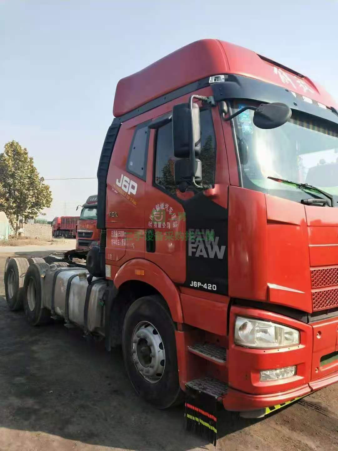 出售16年12月解放J6P牽引車，420雙驅(qū)寒區(qū)版