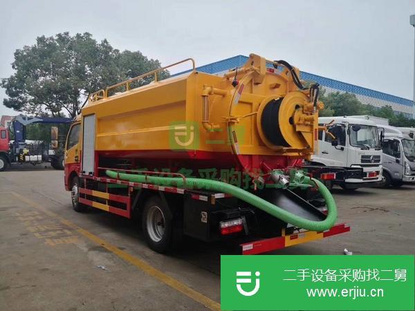 福建出售二手東風天龍后八輪22方清洗吸污車