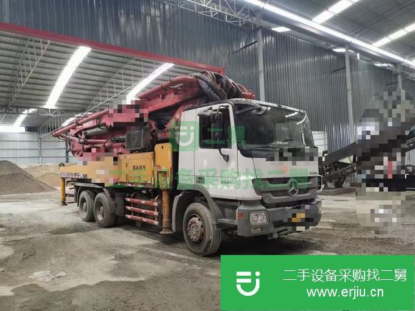 四川出售二手三一46米叉腿三橋五節臂泵車手續齊全隨時過戶提檔