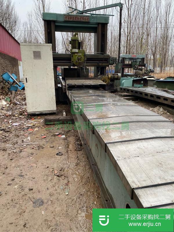 河北出售二手青島永立1.6×6米六米數(shù)顯龍門銑床
