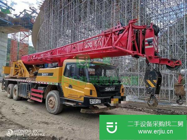 河南出售二手18年三一250T國五吊車