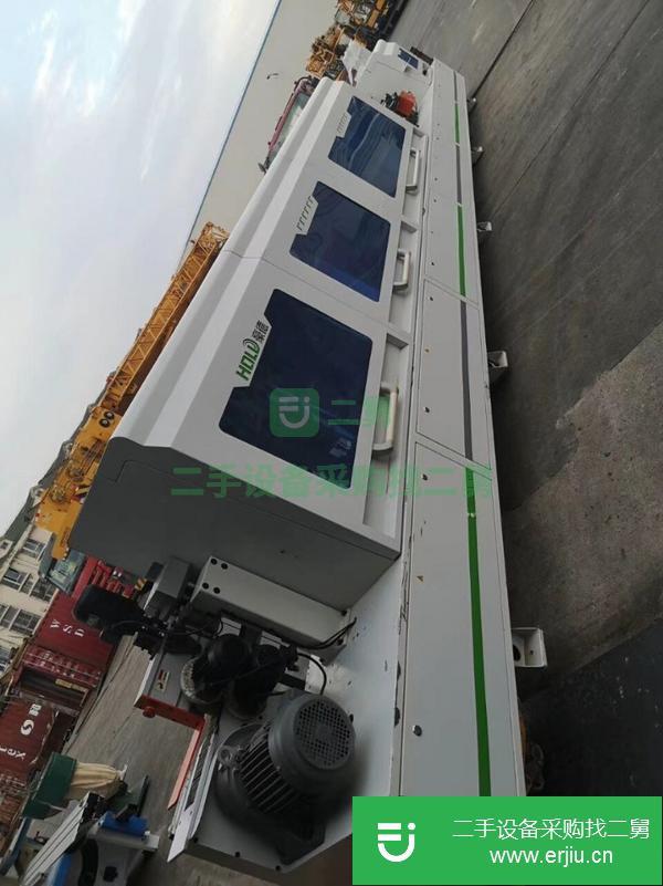 上海出售二手45度斜邊皮帶高速封邊機(jī)