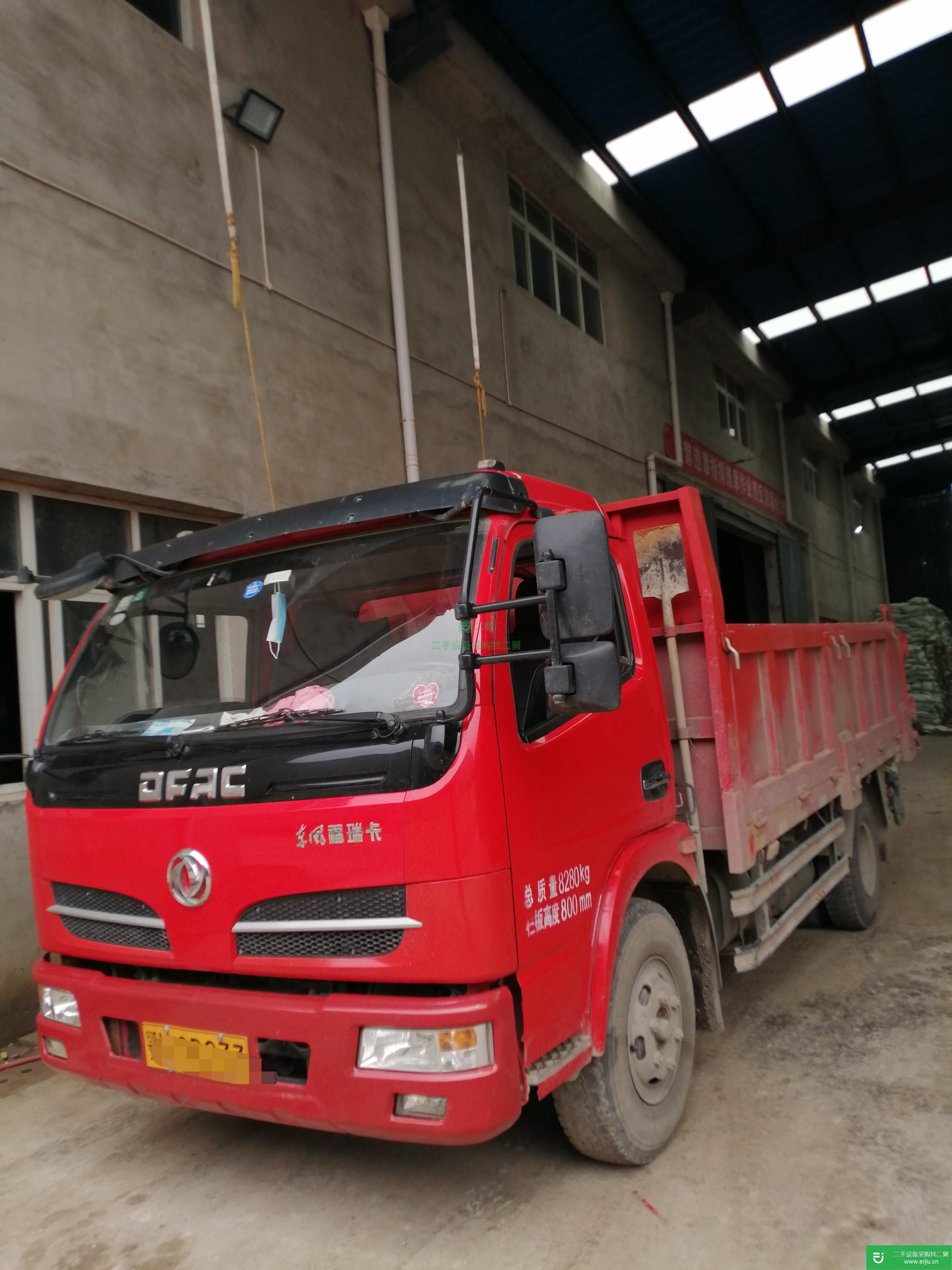湖北出售二手東風福瑞卡130馬力自卸車