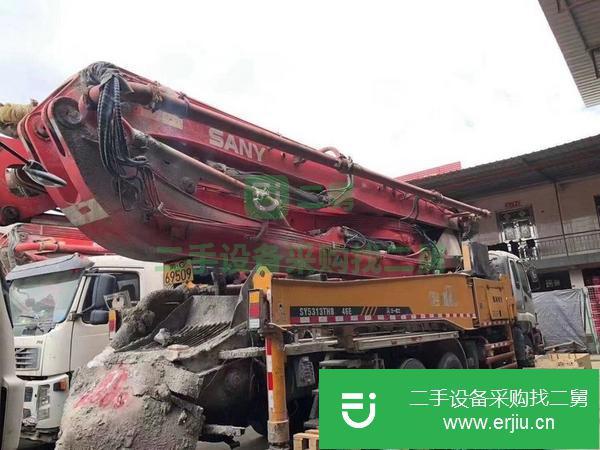 湖南出售二手三一3橋46米泵車原版原況手續(xù)齊全