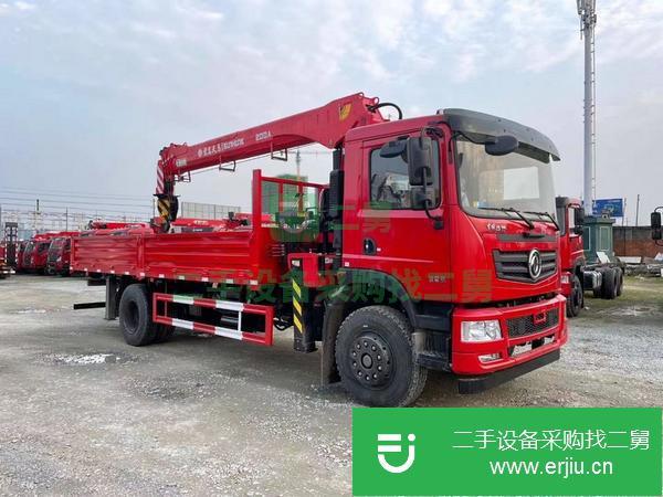 云南出售二手東風(fēng)華神T5貨廂6.1米隨車吊