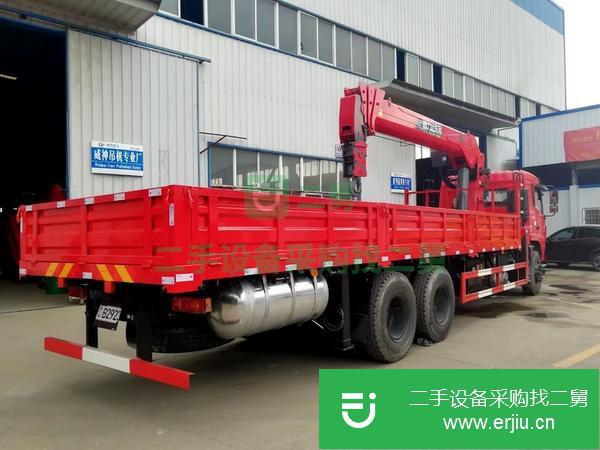 陜西出售二手東風(fēng)D3L后八輪12噸四節(jié)臂隨車吊