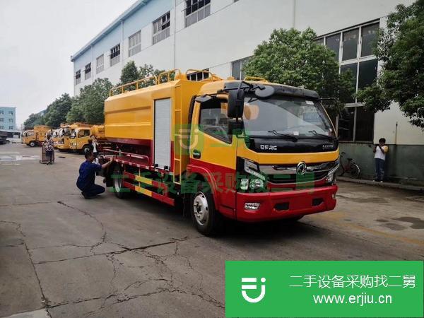 福建出售二手東風天龍后八輪22方清洗吸污車