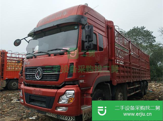 江西出售二手東風(fēng)天龍前四后八9.5米高欄貨車