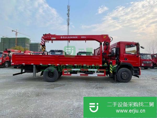 云南出售二手東風(fēng)華神T5貨廂6.1米隨車吊