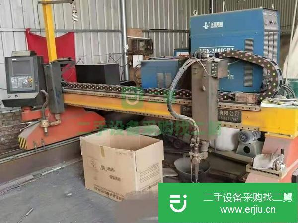 河北出售二手華遠龍門等離子火焰數控切割機