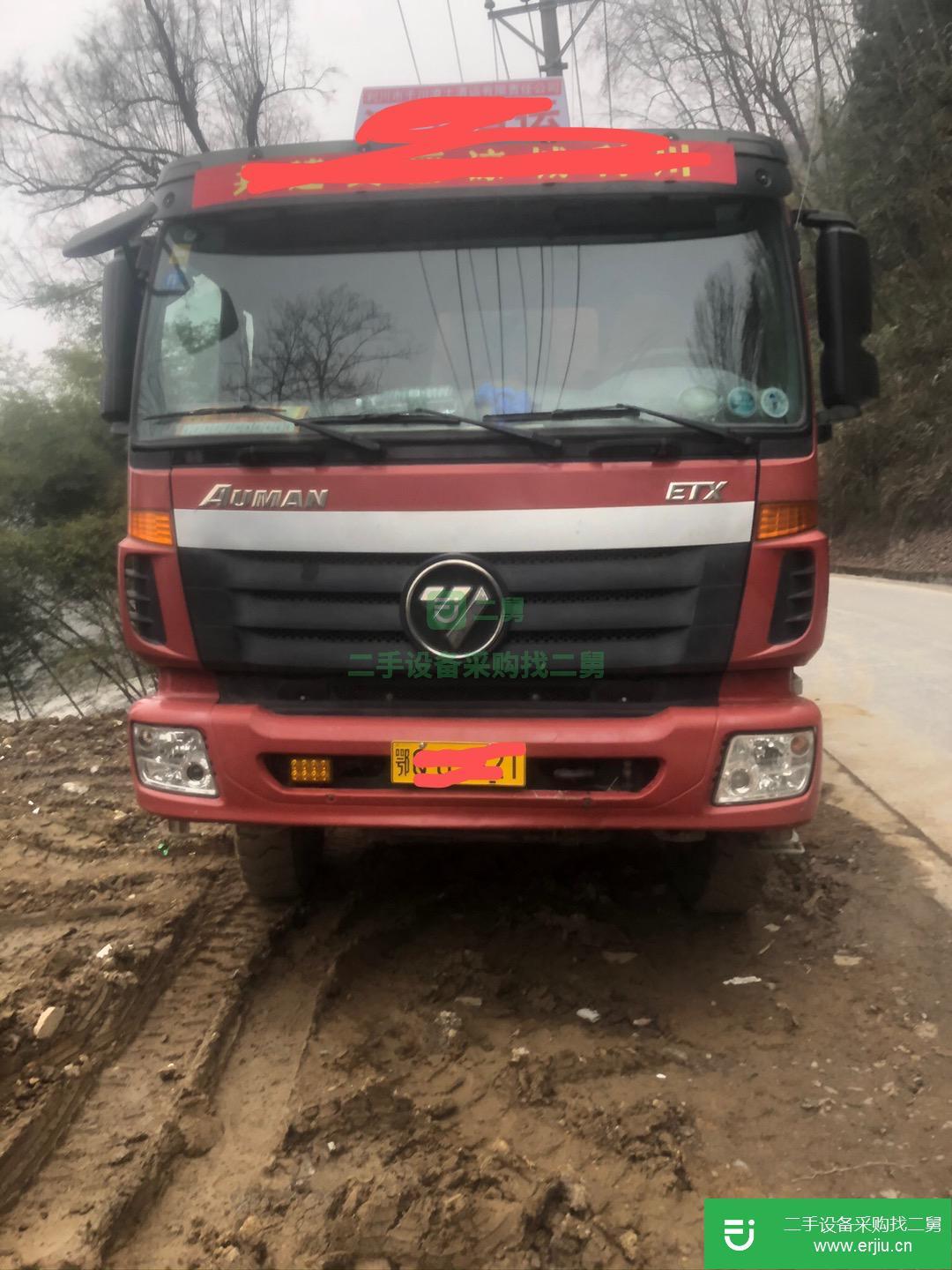 湖北出售二手福田歐曼336馬力自卸車