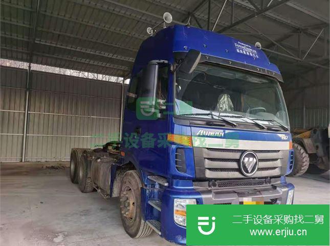 遼寧出售二手福田歐曼400馬力牽引車