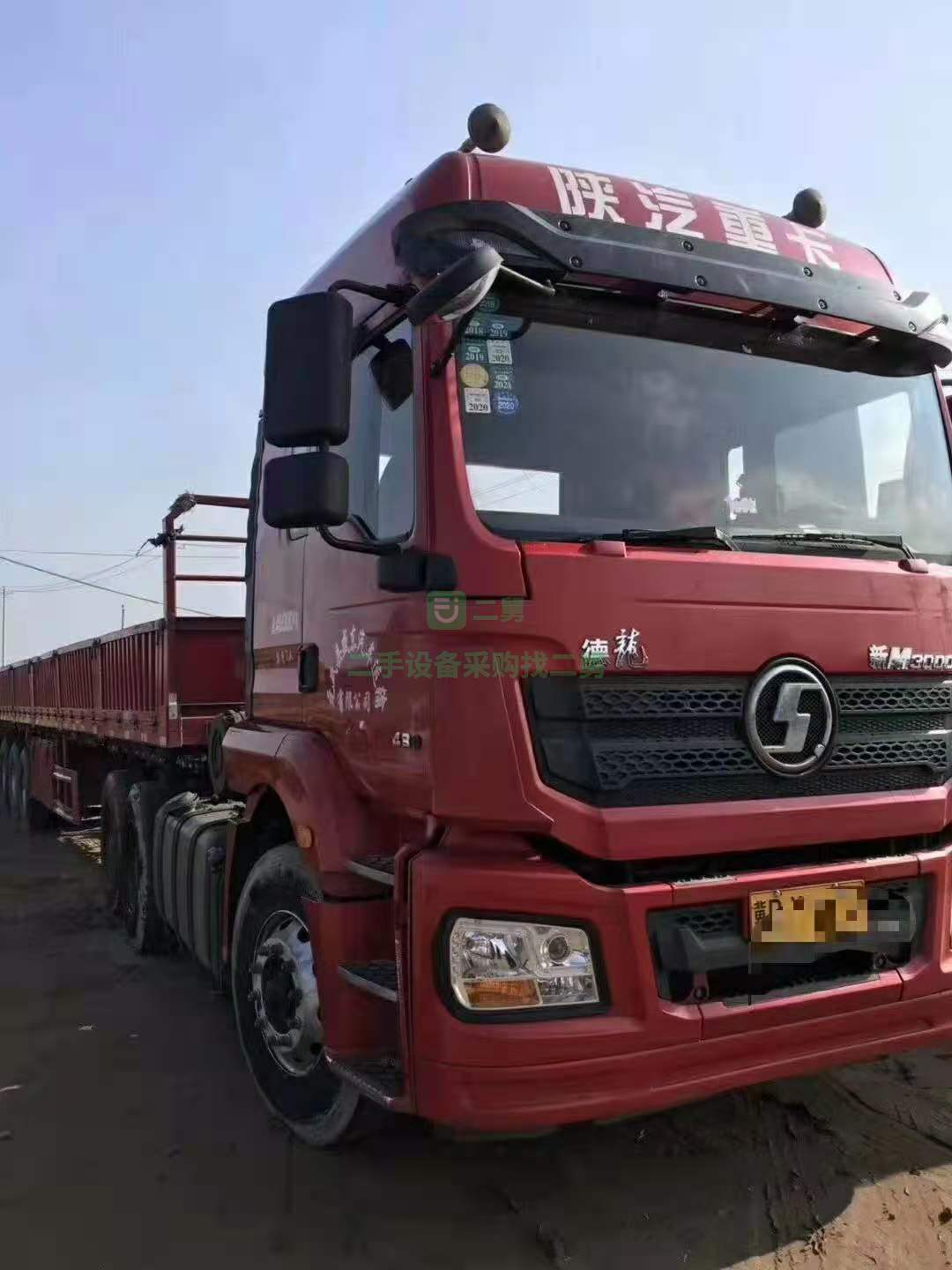 出售2018年德龍430牽引車，國五雙曲，全保險，車況精品