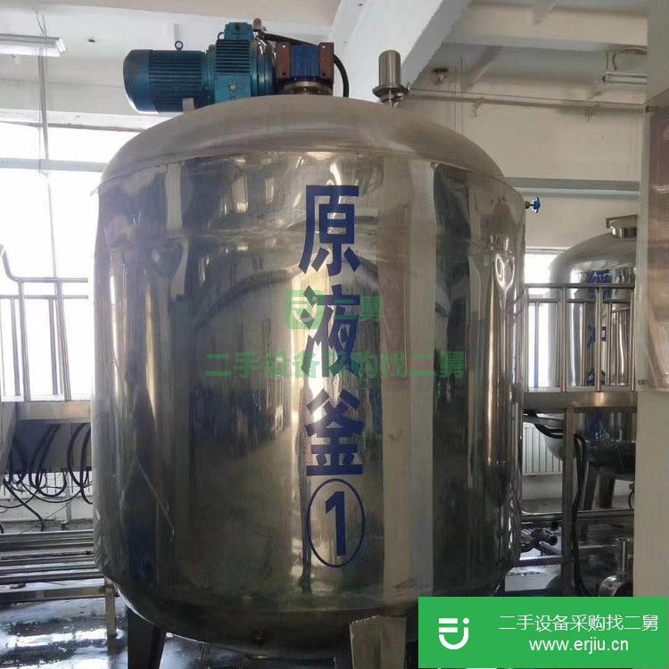 山東出售二手2000L不銹鋼反應釜