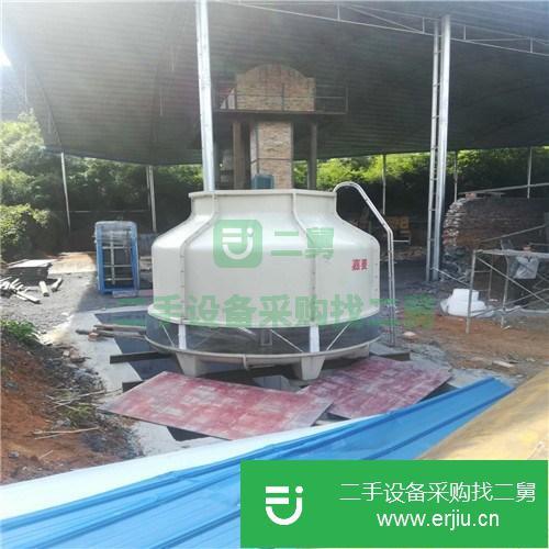 廣東出售二手200噸圓形玻璃鋼冷卻塔