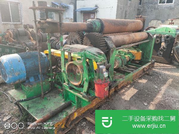 湖北出售二手實心W11-25*2000機械自動卷板機