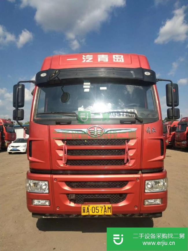 河北出售二手青島解放375馬力半掛車