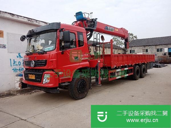 河南出售二手程力十二噸隨車吊直接提檔