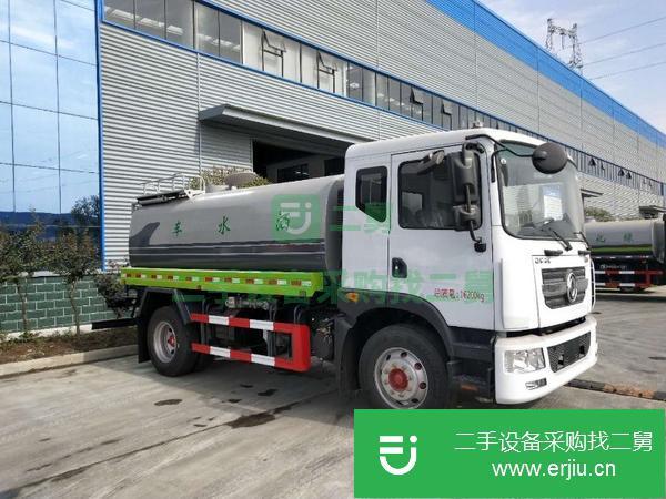 湖北出售二手東風(fēng)國六14方灑水車軸距3950玉柴200馬力法士特8檔10.00鋼絲胎