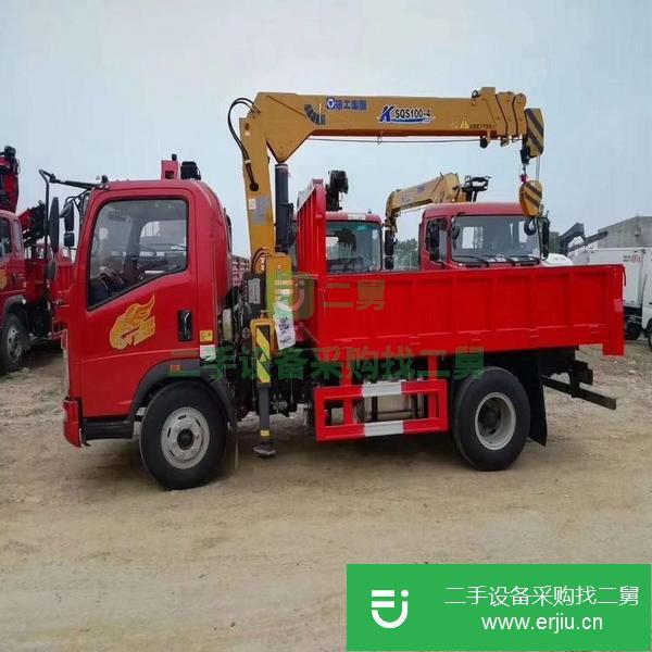 湖北出售二手東風T5前四后八14噸隨車吊
