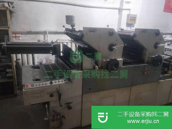 山東出售二手沃德雙色打碼膠印機