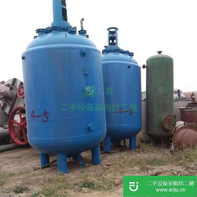 山東出售二手搪瓷不銹鋼反應釜