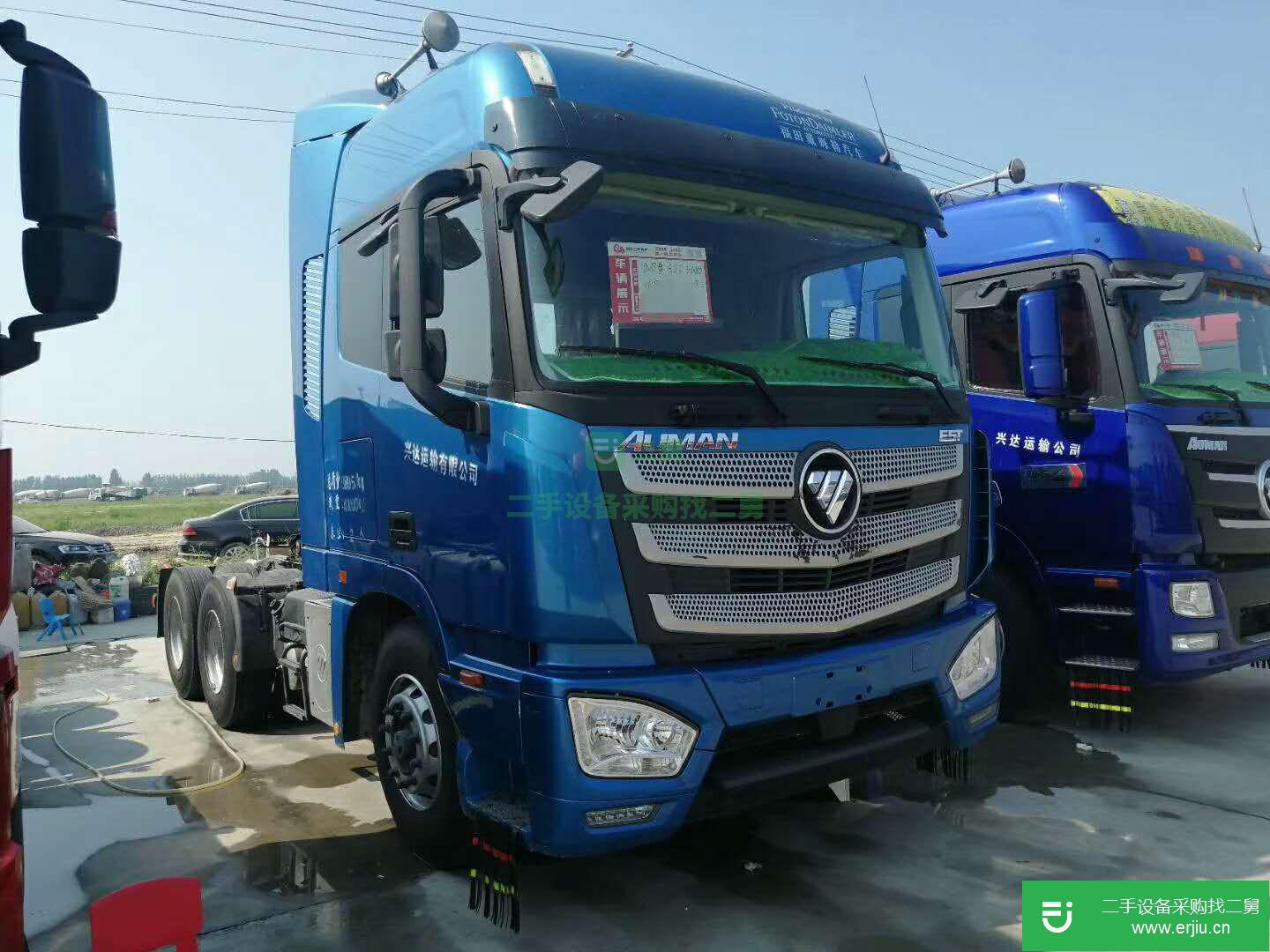 山東出售二手福田歐曼510馬力牽引車