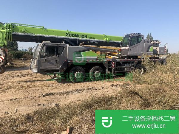 福建出售二手17年中聯55噸汽車吊，工作2000小時，行駛8000公里