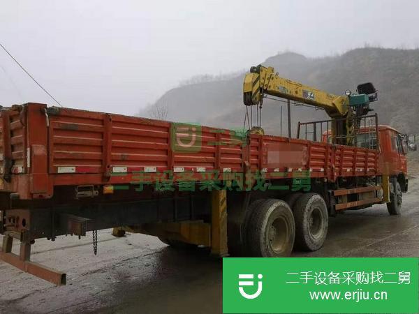 貴州出售二手石煤12噸國四210馬力隨車吊