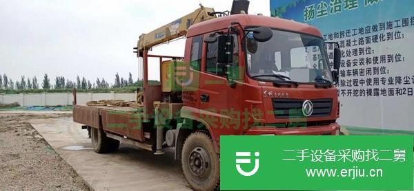 陜西出售二手18年徐工6.3噸國五隨車吊