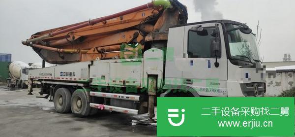 河南出售二手13年中聯(lián)奔馳47米泵車